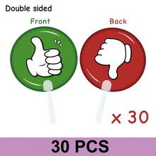 10pcs Double-Sided Agree/Disagree Gesture Signs - Classroom Feedback Tools For Children And Teachers, Classroom Games, Teaching Rewards, Activity Interaction And Reward Tools - Multicolor - View 14