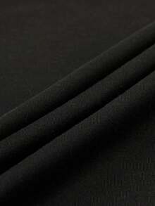 Autumn Elegant Black Tops For Women Back To School Lounge Wear Long Sleeve T-Shirt Office Attire For Women - Black - View 7