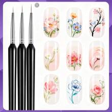23PCS Nail Art Tool Kit With Various Brushes, Dotting Pens, Nail Display Stands And Accessories, Perfect For Watercolor, Floral And Other Nail Art Styles - Multicolor - View 4