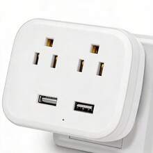 Minimalist Universal Power Adapter And Multi-Outlet For Home And Office - US A Type Plug(110-127V) - View 5