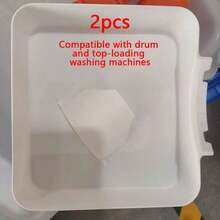 1/2/3pcs Universal Washing Machine Drain Pan Tray, Minimalist White Tone, Customized Design To Prevent Water Overflow And Water Damage, Suitable For Front-Load And Top-Load Washing Machines, Simple Structure, Super Convenient For Daily Cleaning - Multicolor - View 12