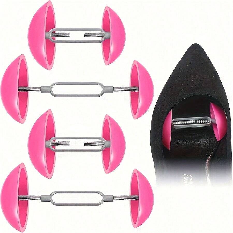 Mini Shoe Stretcher, Adjustable Width Shoe Stretcher, Portable Plastic Shoe Rack - Multicolor - View 1