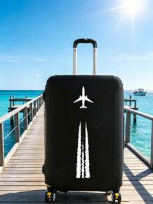 Universal Luggage Protector Cover, Dustproof And Scratch-Resistant Luggage Cover With Elastic Edges, Suitable For Flights, Honeymoon, Airport, Cruise, Business Travel, Unisex Travel Essential Accessory, Suitable As Gift For Family, Friends, Mother, Teacher, Fits Most Rolling Luggage, Carry-On Bags, Trolley Bags - Multicolor - View 15