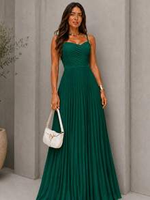 Women Long Dresses - Verde esmeralda - Ver 2
