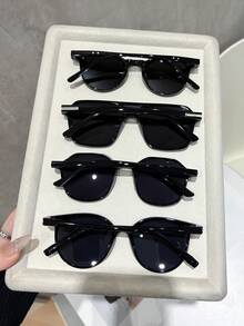 4 Pairs Women's Retro Round Sunglasses, Perfect Blend Of Modern Style And Vintage Charm, Suitable For Vacation, Party, Daily Commute, Shopping, City Stroll, Fits All Face Shapes. - Multicolor - View 2