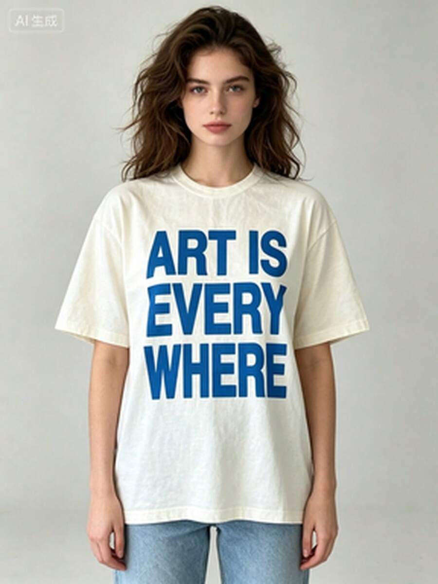Women T-Shirts - 白色2 - 查看 1
