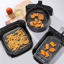 1 Set Multifunctional 2-In-1 Stainless Steel Oil Drainer & Baking Tray Set, Rectangular Oil Control Rack Cooked Food Filter Tray, Stainless Steel Material, Suitable For Home Oven Fried Chicken Wings And French Fries, Deep Frying And Grilling, Kitchen Filter, Outdoor Camping BBQ, Home Kitchen Supplies, Home Oven Baking, Air Fryer Baking Accessories, Suitable For Autumn Promotion, Halloween And Christmas Events - Multicolor - View 12