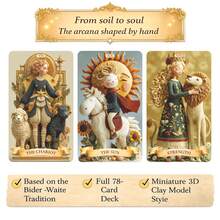 78 Cards Combination Set, Tarot Cards Oracle, Divination Props, With Instruction Manual, Hardened And Thickened Gift Box Packaging, Premium Tabletop Game Cards, Christmas Gift, Halloween Gift - Multicolor - View 11