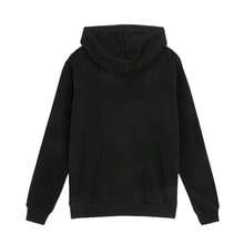 PUMA Solid Color Basic Soft Sport Lifestyle Series Black Simple Casual Hooded Sweatshirt for Men - Hitam - View 3