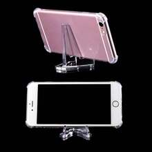 24pcs Transparent Acrylic Mini Display Stands, Clear Minimalist Design, Can Support Photo Frames, Cards, Posters, Also Can Hang Holiday Decorations, Suitable For Office Desks, Shelves, Bulletin Boards, Compact Theme Card Holder Display Props - A - View 8