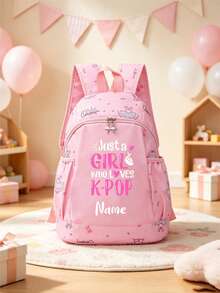 Custom Designed Sweet Cute Princess Style Backpack/Dance Bag, Decorated With Pattern, Zipper Closure, Adjustable Shoulder Strap, Durable And Long-Lasting, Perfect For Young Ballet Dancers Daily Use, School And Travel, Back To School, Gymnastics - Multicolor - View 33