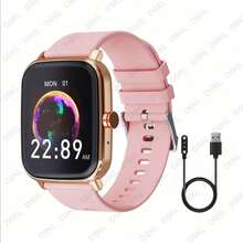 Reloj inteligente resistente al agua, llamadas/marcación inalámbrica, múltiples modos deportivos, recordatorio y rechazo de llamadas, notificación de SMS, fondo de pantalla personalizable, compatible con teléfono/Android - Multicolor - Ver 12