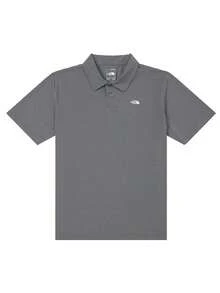 The North Face Men's Short Sleeve Comfortable Daily Sports Casual Outdoor Commute POLO Short Sleeve T-Shirt 8EY50UZ - Grey - View 4