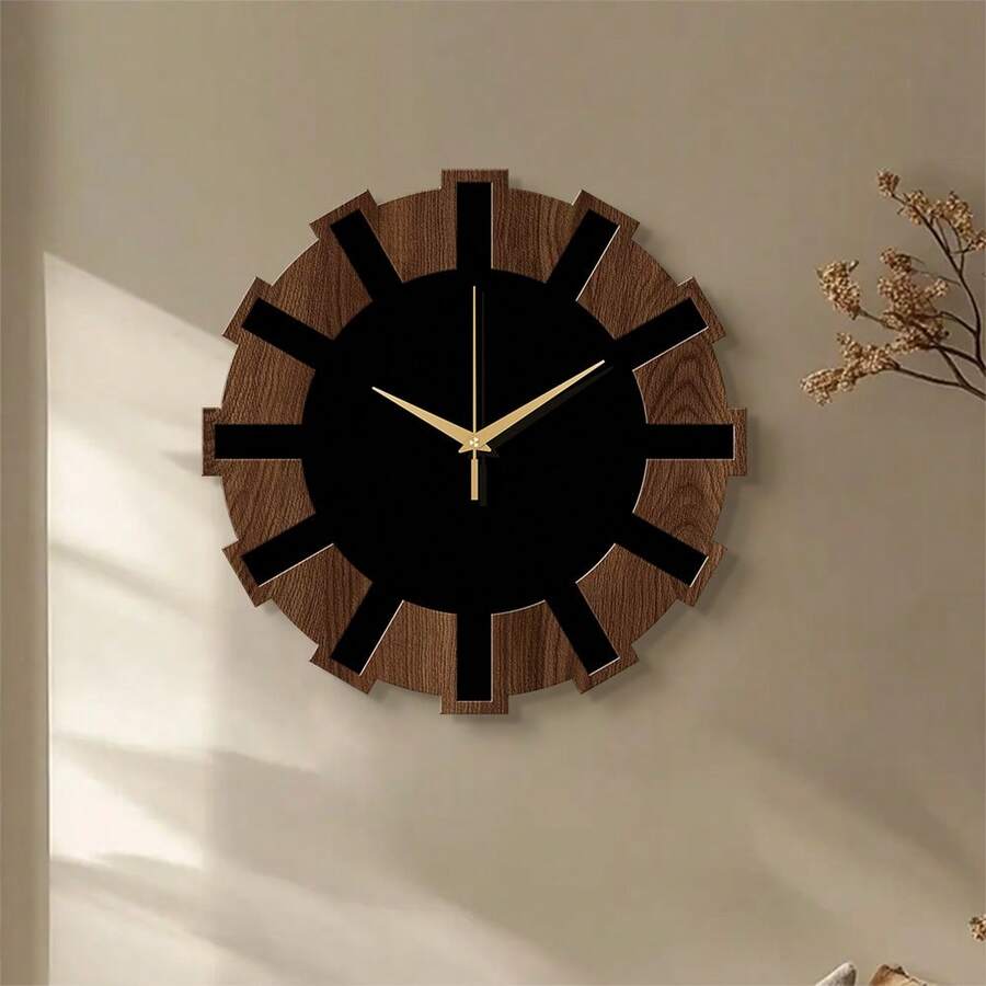 Horloge murale décorative artistique et créative, design 3D à deux couches, mouvement quartz ultra-silencieux, sans bruit de tic-tac, convient pour décorer le salon, la chambre, le bureau, la cuisine et le café, cadeau décoratif parfait pour les amis et la famille, peut être utilisé pour la décoration de la chambre, la décoration de la chambre à coucher, la décoration du dortoir, la décoration de la rentrée scolaire, la surprise scolaire, la saison de la rentrée scolaire, la décoration de mariage, le cadeau d'anniversaire d'un ami, la décoration de la maison et les fournitures scolaires. - Horloge murale artistique - Voir 1