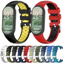 1件裝 柔軟矽膠錶帶，適用於 Mi Band 8 9 10，運動手錶錶帶手環替換配件，相容 Mi Band 10 9 8 - Compatible With Xiao Mi band 8/9/10 - 查看 2