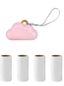5pcs Mini Lint Roller ,Reusable Lint Roller For Travel, Pet Hair Remover Portable Lint Roller For Clothes With 150 Sheets Refillable ,Portable Lint Roller For Essentials & Travel Accessories - 1 Handle + 4 Replacements - View 13