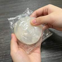 1個圓形軟慢回彈球,超軟慢回覆捏捏玩具,療癒感,均碼,隨機出貨,紓壓指尖玩具,光滑彈性感官玩具,放鬆捏捏禮物,適合學生與上班族 - 白色 - 查看 7