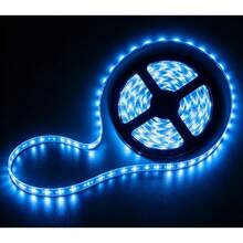 RGB LED Strip Light, Changes Color, Creates The Perfect Atmosphere In Your Home - Blue - View 3