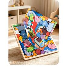 Wooden 3D Animal Cartoon Puzzle, Children's Educational Toy, Perfect Birthday And Holiday Gift - Multicolor - View 12