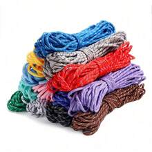 10m Paracord Rope, Used For Making Bracelets And Necklaces, Colorful Braided DIY Projects, Small Jewelry Keychains And Bag Charms, Keychain Making Materials - Polka Dot Pattern - View 3