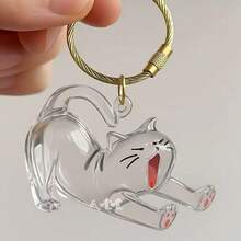 1pc Cat Fur Collection Memorial Keepsake, Bag & Car Charm, Portable Keychain, Pet Memorial Pendant, Fur Storage Bag, Pet Fur Storage & Protection Keepsake - Multicolor - View 6