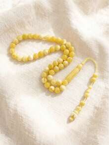 1串45顆樹脂齋月祈禱珠 Tasbih，光滑拋光伊斯蘭祈禱珠 Misbaha，手持式祈禱珠，適合日常崇拜、齋月、開齋節、冥想與紓壓，耐用輕量宗教配件 - 彩色 - 查看 11