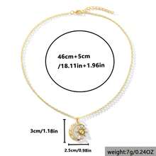 Bohemian Style Women's Necklace Fashion Creative Design Moon & Sun Pendant Suitable For Vacation, Party, Gift - Gold - View 4
