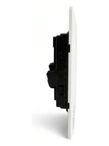 Paquete De 10 Contactos Duplex Con Placa Blanca Completos 2p - Tipo de Enchufe A USA (110-127V) - Ver 4