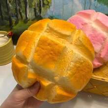 High-Quality Slow Rebound Soft Bread Super Large Pineapple Bun Stress Relief Toy Prank Decor Unique Birthday Gift - Multicolor - View 7