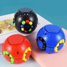 Puzzle Ball Puzzle Toy Finger Spinner, Stress Relief Educational Development, Durable Desktop Rotating Decompression Toy, Portable Sensory Toy, Suitable For Office, School, Travel - Multicolor - View 6