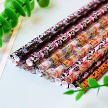 30pcs Halloween Straight Straws - Includes Pumpkin, Bat, Spider Web And Skull Patterns, Black And Orange Color Scheme, Suitable For Halloween Party Supplies And Birthday Decorations, Mixed Styles, Reusable Daily Straws - Multicolor - View 9