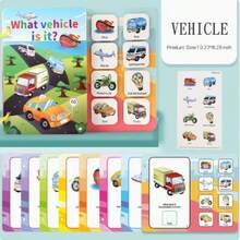 1pc Reusable Interactive Children Learning Cognitive Busy Book With Animal And Letter Matching Stickers, Enhances Hands-On Ability And Development, Teacher Supplies. Montessori Toys. Best Gift For Kids. - 彩色 - 查看 17