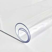 Wipe Clean Clear PVC Table Protector, Waterproof Transparent Tablecloth Mat For Household Dining Tables - 300cm X 140cm - View 1