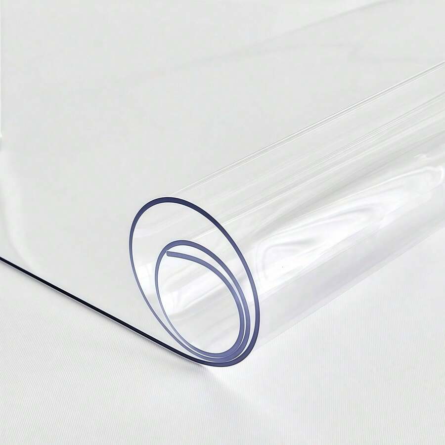 Wipe Clean Clear PVC Table Protector, Waterproof Transparent Tablecloth Mat For Household Dining Tables - 300cm X 140cm - View 1