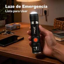 Unisex Practical Style Portable Lamp For Home And Travel - Black - View 3