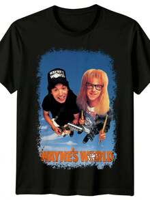 Men T-Shirts - 黑色 - 查看 6