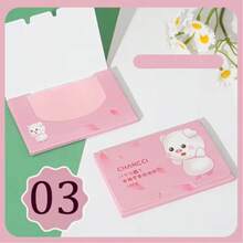 600 Peças Folhas Absorventes de Óleo em Cores Variadas, 6 Pacotes Pequenos por Saco, Remove Facilmente o Excesso de Óleo Facial, Mantém a Pele Fresca e Livre de Óleo. Item de Beleza Essencial, Portátil, Adequado para Todos os Tipos de Pele. - Multicolorido - Visão 8