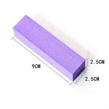 3/5/10/15 PCS Nail Buffer Block, Medium/Fine Grit 100/180 Finishing Buffers For Acrylic Nails Gel Polish Nails, 3 Way Professional Pedicure Manicure Buffer Kits - Multicolor - View 3