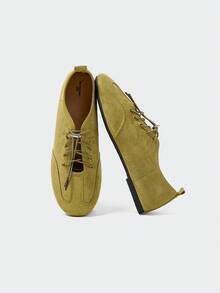 MASKERT Women's Sports Casual Shoes, Driving Loafers, Soft Sole, Lightweight And Comfortable, Suitable For Commuting And Travel - Green - View 2