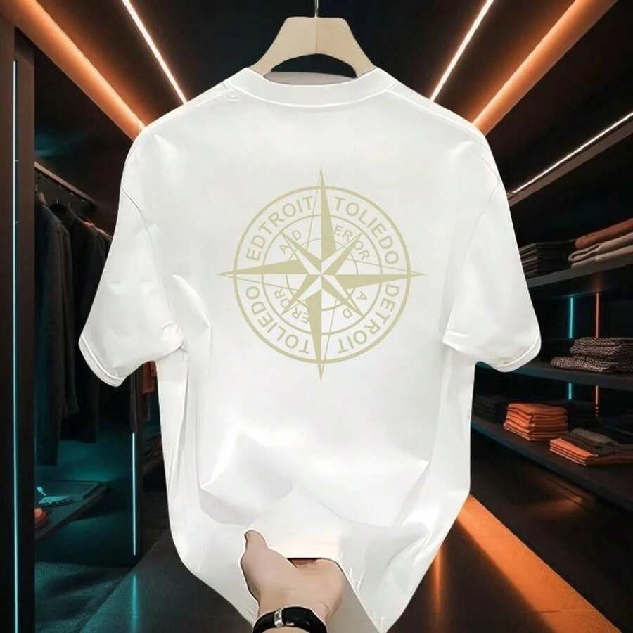 Men T-Shirts - 白色 - 查看 1
