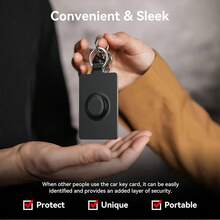 2pcs Tesla Key Card Holder With AirTag Slot, Soft Silicone Key Card Protective Case, Compatible With Model Y S X Cybertruck, With Keychain Key Ring Key Holder - View 4