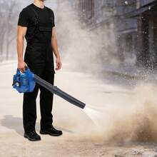 YUNRUX 2-Stroke Leaf Blower, Powerful Handheld Snow Blower, Leaf Blower For Lawn Care, Snow Removal In The Garden - 藍色 - 查看 11