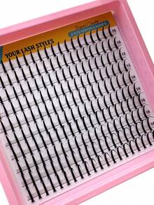 New 200pcs Pointed False Eyelashes, Cartoon Style Extended Eyelash Set 10-18mm, Anime Style Extended Eyelash Set, Individual Pointed Eyelash Set, D Curl Fairy Eyelash Set - D - View 10