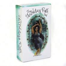 1pc The Unfolding Path : A Deck And Guidebook For Mindful Forecasting And Self-Discovery, Party Game - Cadet Blue - View 6