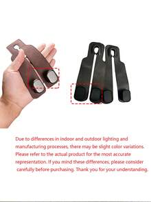 4pcs Universal Car Seat Headrest Hooks Storage Rack, Car Back Seat Organizer, Minimalist 2-Fold Design Car Interior Accessories, Durable And Easy Installation, Clothes Hanging Hook, Car Accessories, Multi-Functional Car Storage Hook - Multicolor - View 4