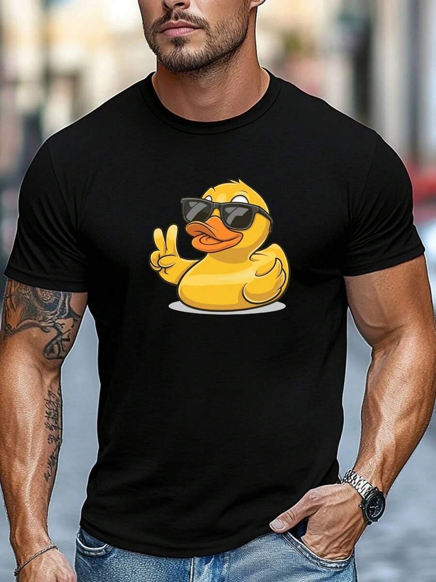 Men T-Shirts - Black - View 1