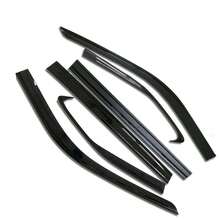 6x For 2020-2024  Highlander Window Visor Vent Rain Guards Wind Deflector - Black - View 8