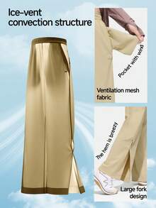 Beneunder Women's Breathable Wide-Leg Sun-Protection Pants AS010 - Dark Grey - View 3
