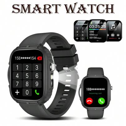 [Smart Watch]新款精緻時尚女款手錶，優雅外觀獨特設計運動智慧手錶，無線通話、音樂控制、遠端拍照、訊息通知、卡路里、秒錶、多種運動模式，男款多功能智慧手錶
