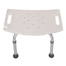 1.35MM Simple Bath Chair White - As Pic - View 3